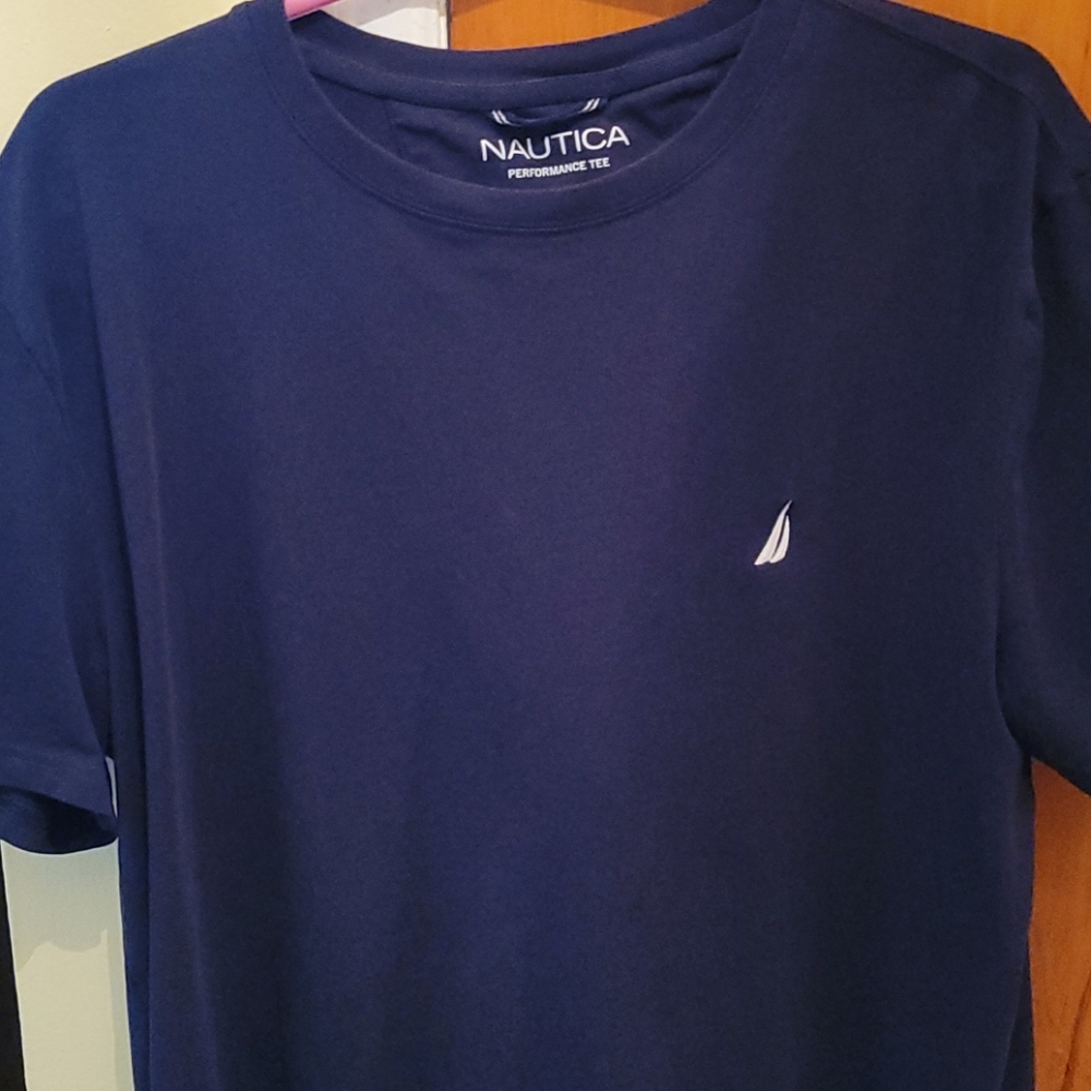 Nautica Blue XL Performance Tee